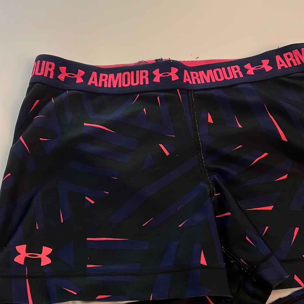 Under Armor Compression Shorts for Cheer Workout small